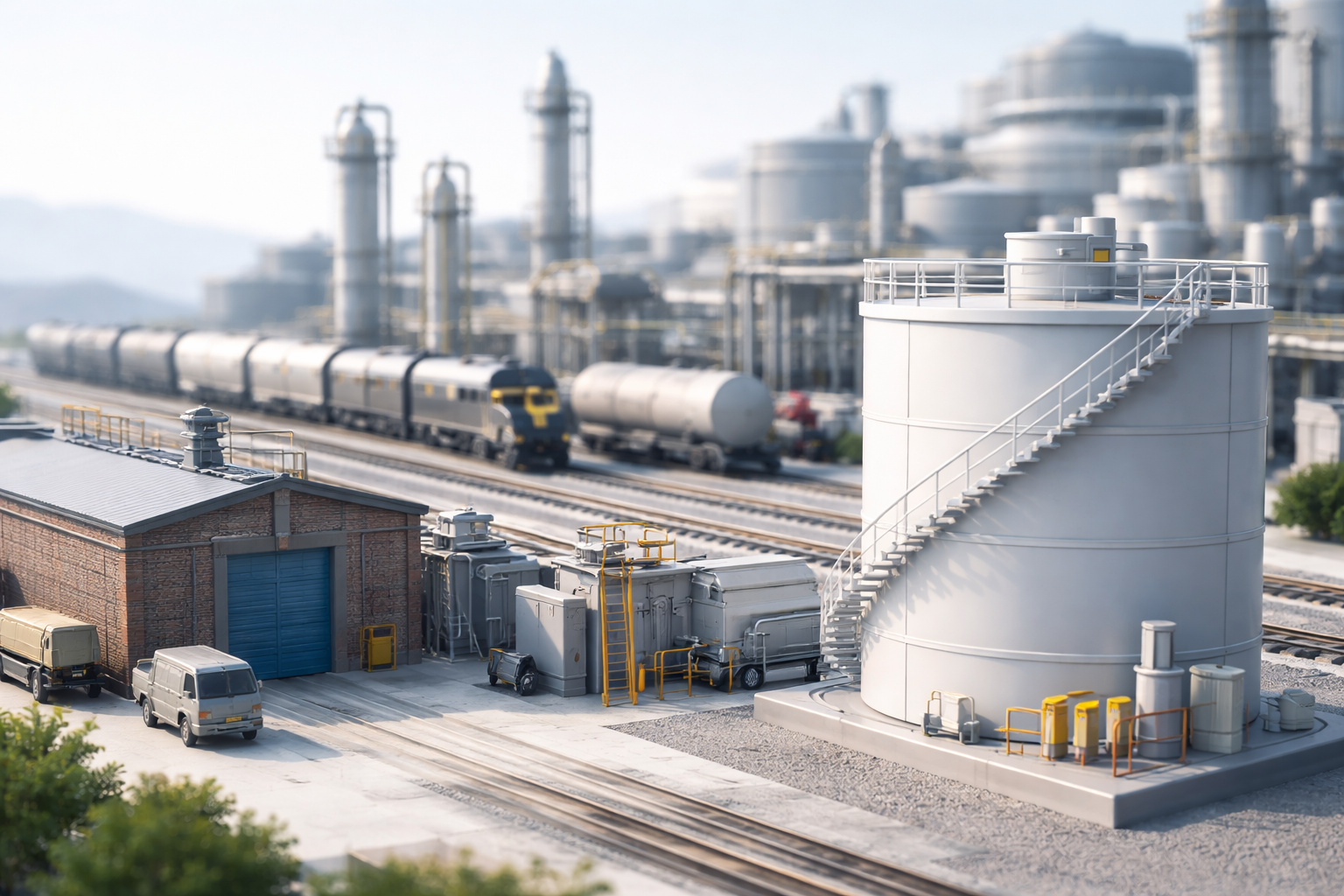 Building Realistic Industrial Areas on Your Train Layout
