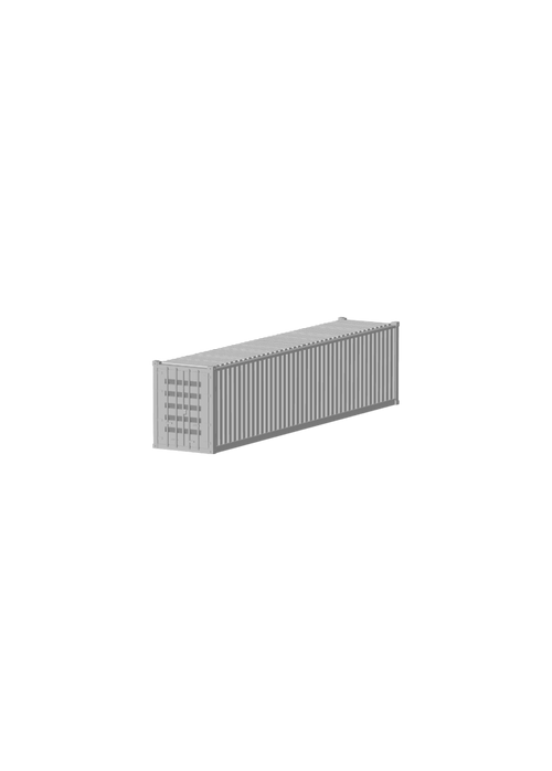 40' Shipping Container – 3D Printed Model Railroad Scenery