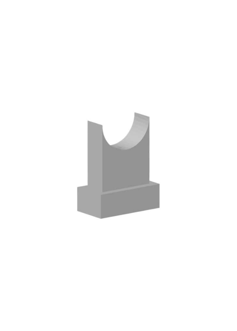 Tombstone Miniature Gravestone (#14) – 3D Printed Model Railroad Scenery
