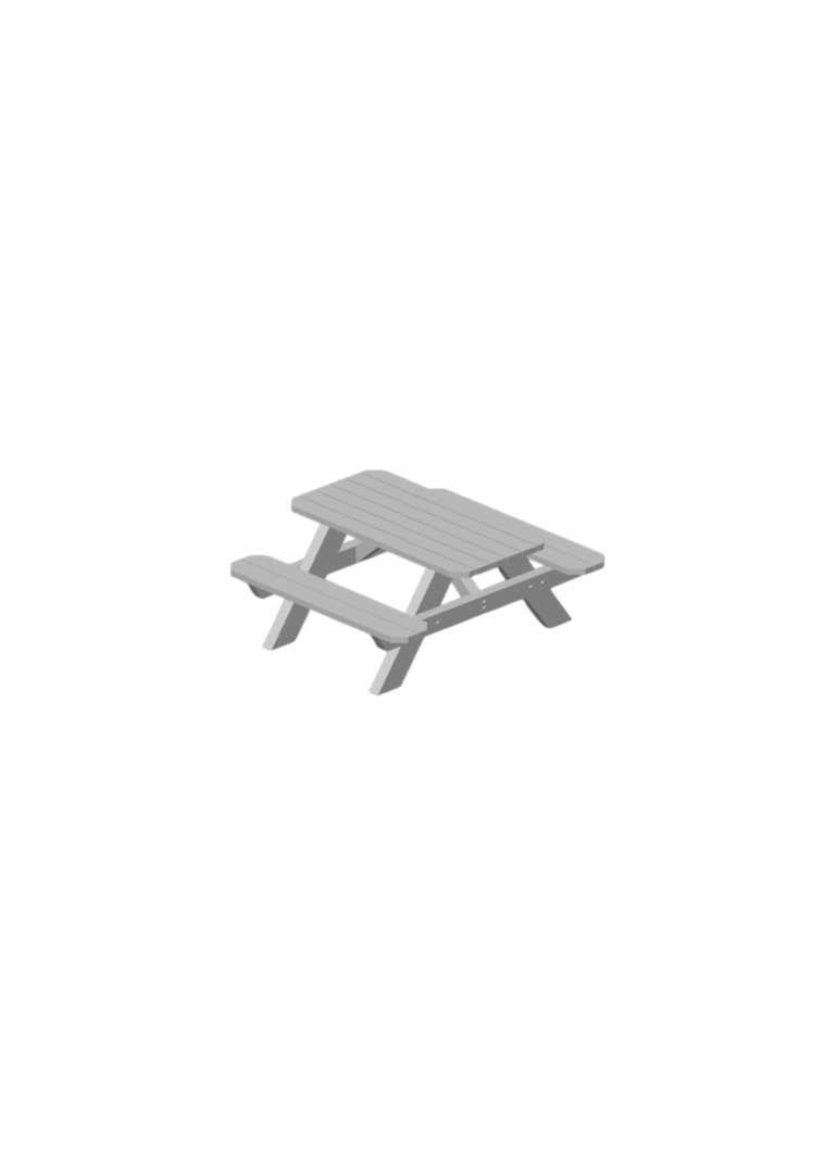 Picnic Table – 3D Printed Railroad Scenery Accessory