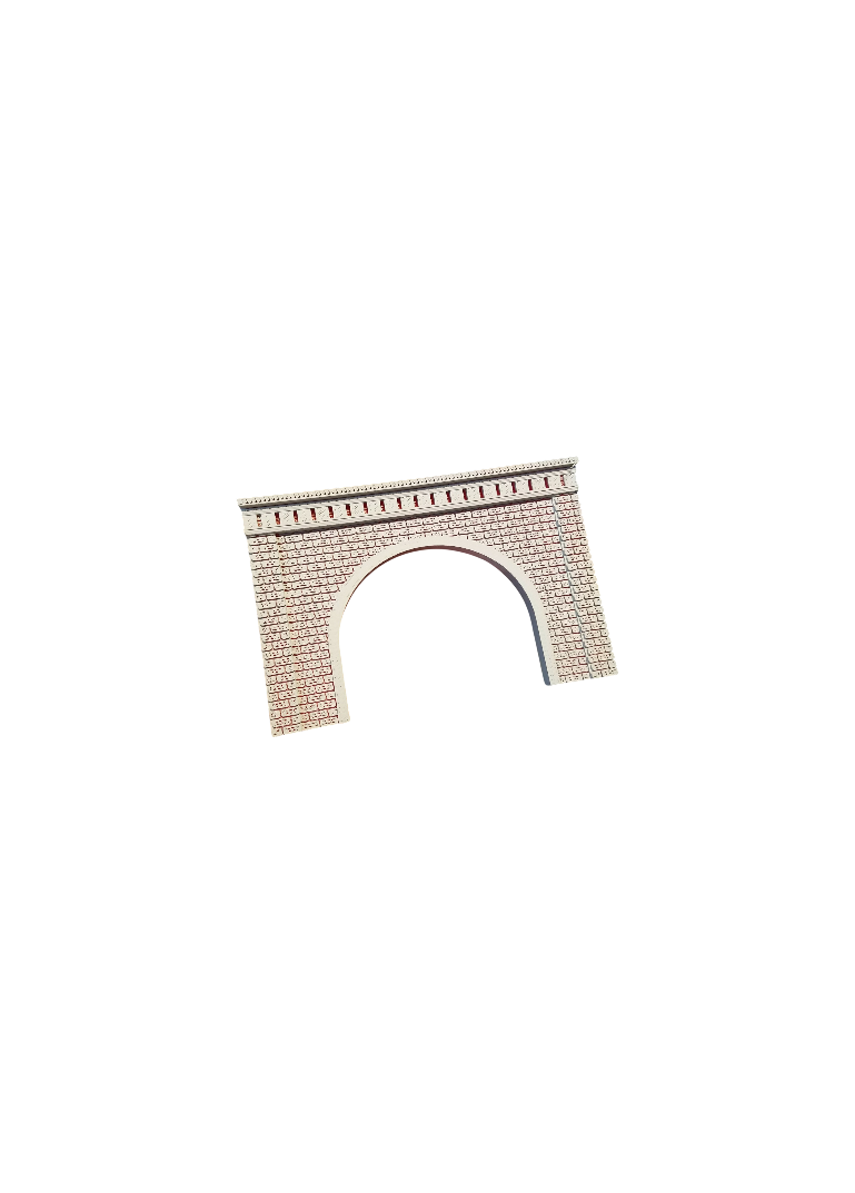 Brick Tunnel Entrance N Scale – 3D Printed Railroad Infrastructure Scenery